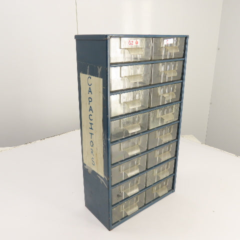 Flambeau Products 22 x 12 x 6" Small Parts, Nuts & Bolts Organizer Bin 16-Drawer