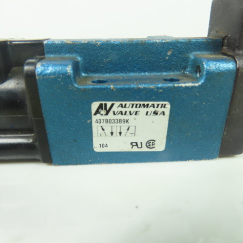 Automatic Valve 407B033B9K Manual 5/2 Position Spring Return Spool Air Valve