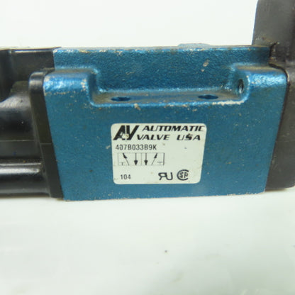 Automatic Valve 407B033B9K Manual 5/2 Position Spring Return Spool Air Valve