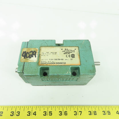 Numatics 554SA400K000030 Solenoid Valve 110/120V 150PSIG