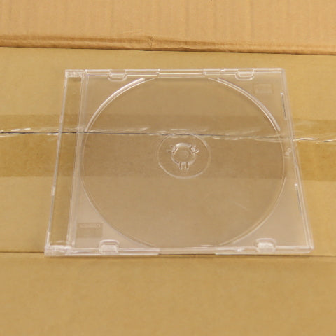 1070Q CD Jewel Boxes Slimline Clear Plastic Box Of 200 New