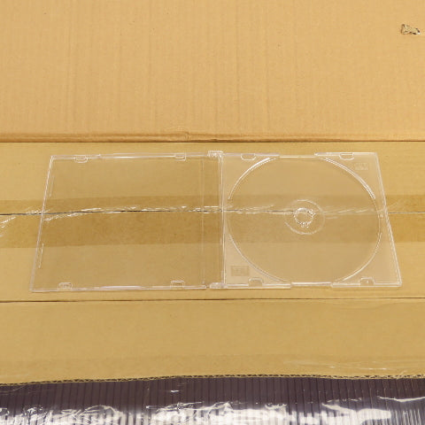 1070Q CD Jewel Boxes Slimline Clear Plastic Box Of 200 New