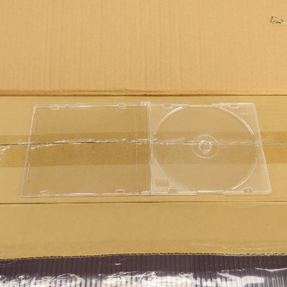 1070Q CD Jewel Boxes Slimline Clear Plastic Box Of 200 New