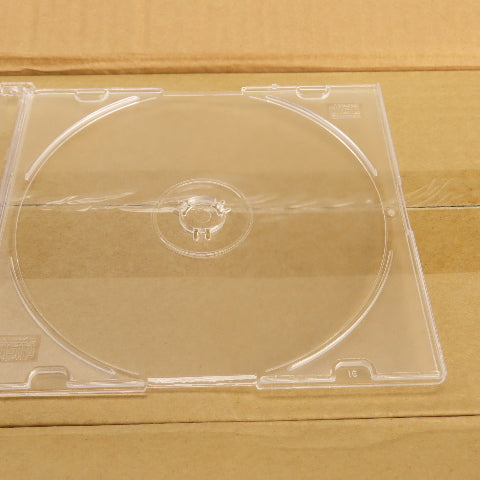 1070Q CD Jewel Boxes Slimline Clear Plastic Box Of 200 New