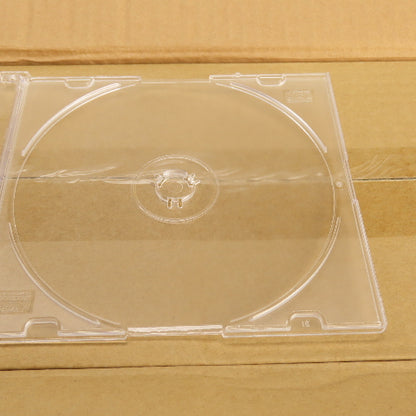 1070Q CD Jewel Boxes Slimline Clear Plastic Box Of 200 New