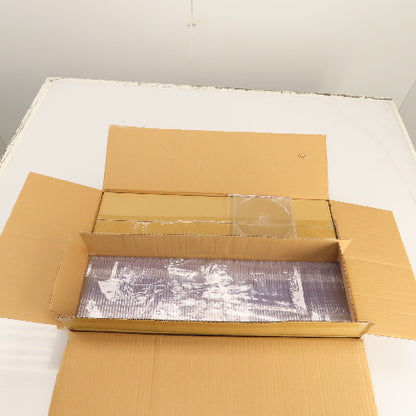 1070Q CD Jewel Boxes Slimline Clear Plastic Box Of 200 New