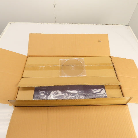1070Q CD Jewel Boxes Slimline Clear Plastic Box Of 200 New