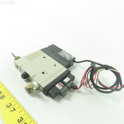SMC NZM121H Vacuum Ejector W/ NZSM1 Switch 115VAC