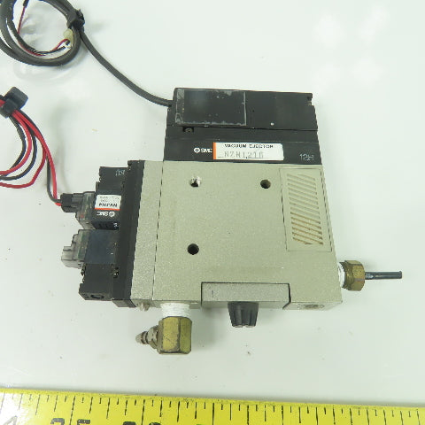 SMC NZM121H Vacuum Ejector W/ NZSM1 Switch 115VAC