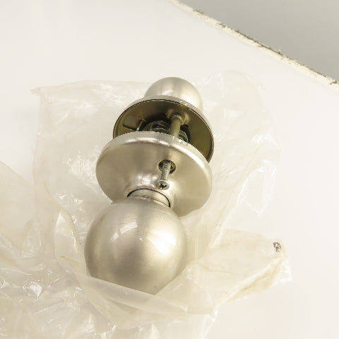 Kwikset 92001-095 Passage Door Knob Satin Nickel Lot/4 (Missing Parts)