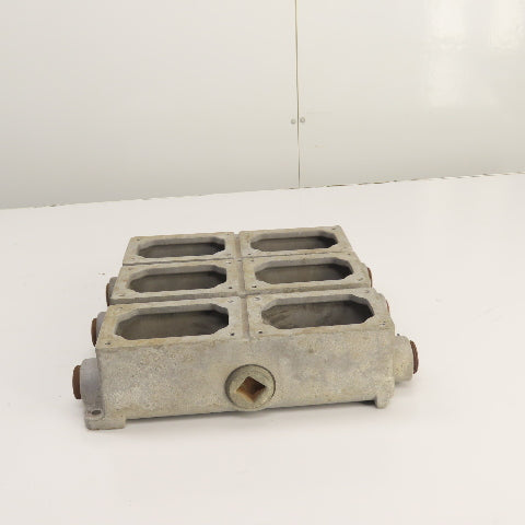 Crouse Hinds EDSCM 32 Explosion Proof Modular Junction Device Boxes 6-Gang