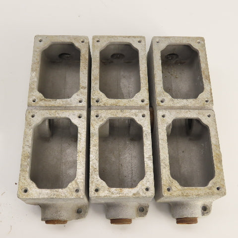 Crouse Hinds EDSCM 32 Explosion Proof Modular Junction Device Boxes 6-Gang