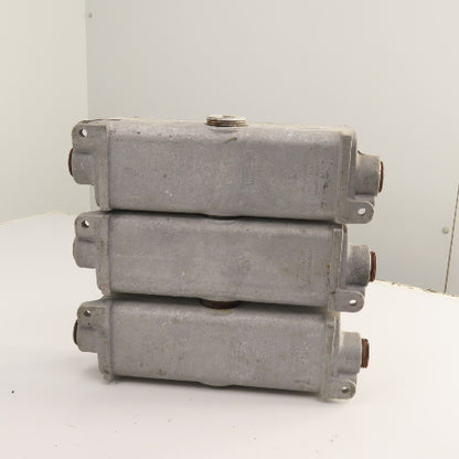 Crouse Hinds EDSCM 32 Explosion Proof Modular Junction Device Boxes 6-Gang