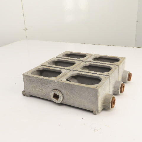 Crouse Hinds EDSCM 32 Explosion Proof Modular Junction Device Boxes 6-Gang