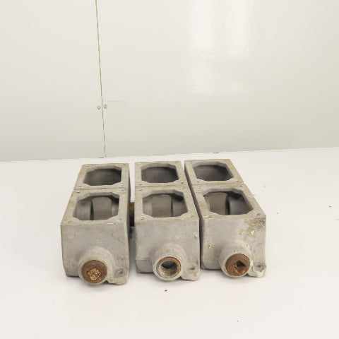 Crouse Hinds EDSCM 32 Explosion Proof Modular Junction Device Boxes 6-Gang