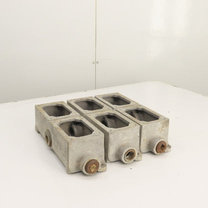 Crouse Hinds EDSCM 32 Explosion Proof Modular Junction Device Boxes 6-Gang