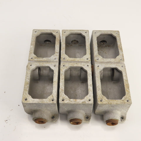 Crouse Hinds EDSCM 32 Explosion Proof Modular Junction Device Boxes 6-Gang