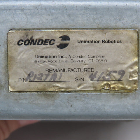 Condec Unimation R127A1 4 Port Valve