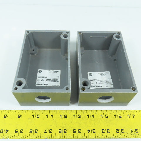 Allen Bradley 800H-1HZ4R Bulletin 800H Pushbutton Enclosure Type 4, 4X, 13 Lot/2