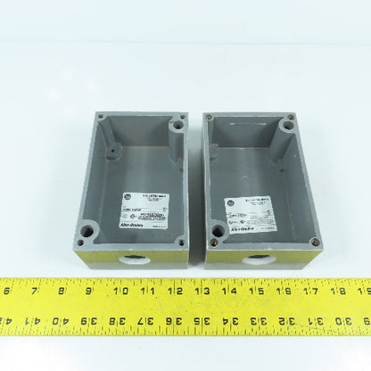 Allen Bradley 800H-1HZ4R Bulletin 800H Pushbutton Enclosure Type 4, 4X, 13 Lot/2