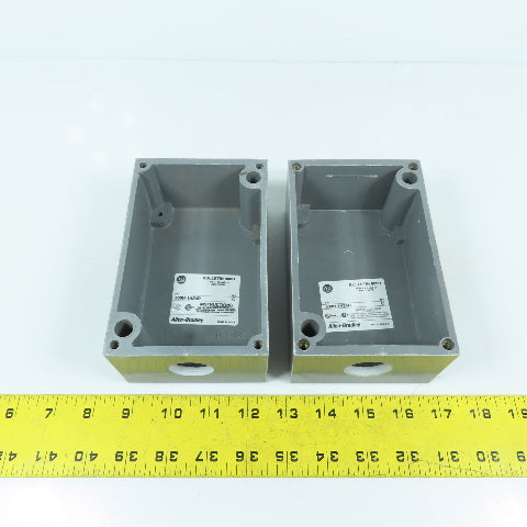 Allen Bradley 800H-1HZ4R Bulletin 800H Pushbutton Enclosure Type 4, 4X, 13 Lot/2