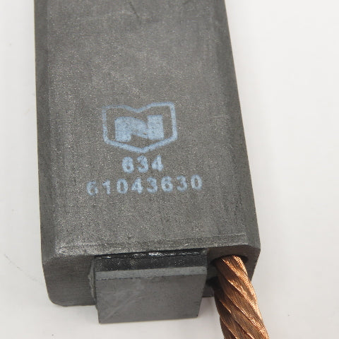National 634 Carbon Brush 3" x 1-1/2" x 1" Thick 61034630