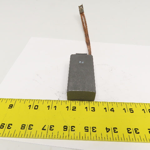 National 634 Carbon Brush 3" x 1-1/2" x 1" Thick 61034630