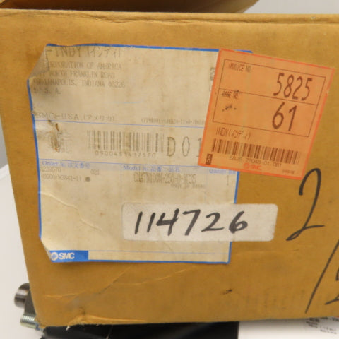 SMC CNATN100N-250-D-XC35 100mm Bore 250mm Stroke Lock Rod Trunnion Air Cylinder