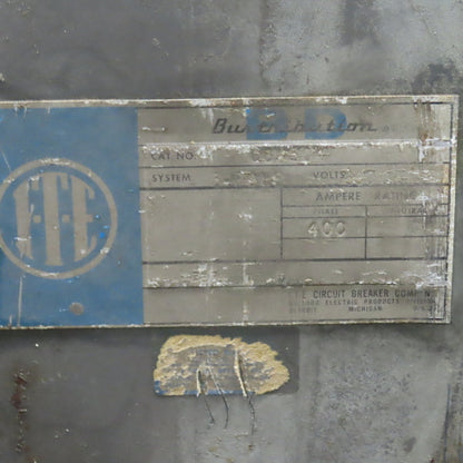 ITE Bulldog CBA304 400A 3PH Plug-In Copper Bus Dust 600V 10' Sections 100' Total