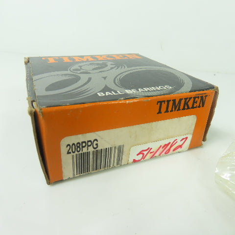 Timken 208PPG Deep Groove Ball Bearing 40mm Bore 80mm OD NEW