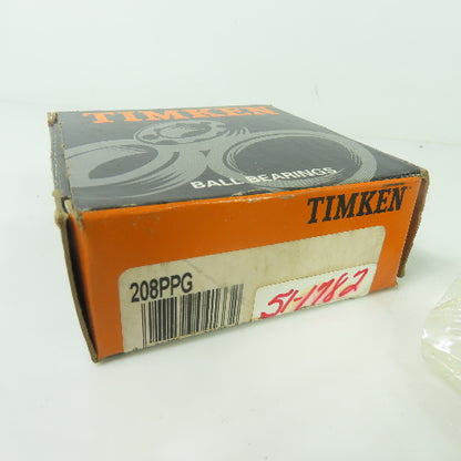 Timken 208PPG Deep Groove Ball Bearing 40mm Bore 80mm OD NEW