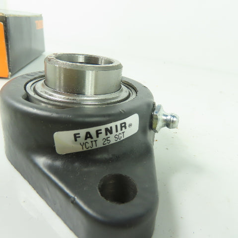 Timken Fafnir YCJT 25 SGT 2-Bolt Flange-Mount Ball Bearing 25mm Bore NEW
