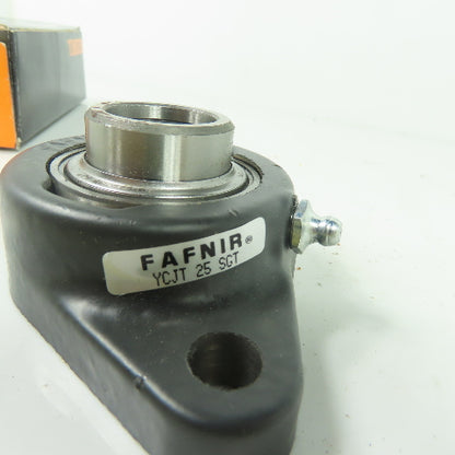 Timken Fafnir YCJT 25 SGT 2-Bolt Flange-Mount Ball Bearing 25mm Bore NEW