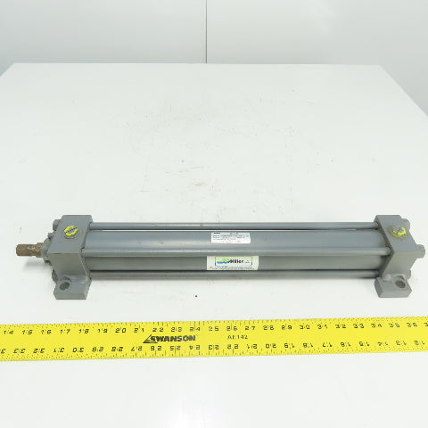 Miller H-72B2B-02.00-16.000-0100-S11-0 Hydraulic Cylinder 16" Stroke 2" Bore