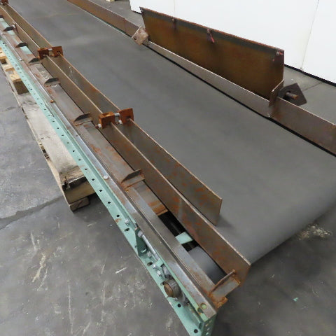 Roach 27" Wide x 154"L Slide Bed Belt Conveyor 230/460V 3PH 30FPM Tested