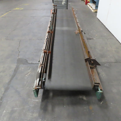 Roach 27" Wide x 154"L Slide Bed Belt Conveyor 230/460V 3PH 30FPM Tested