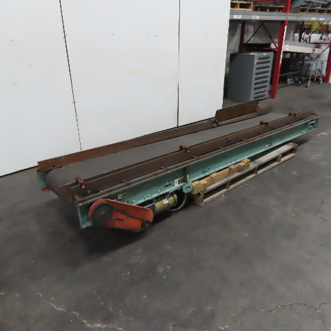 Roach 27" Wide x 154"L Slide Bed Belt Conveyor 230/460V 3PH 30FPM Tested