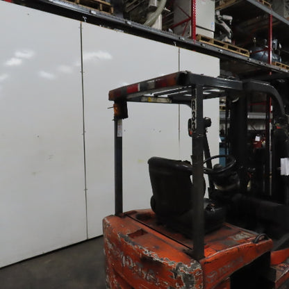 Toyota 7FBEU15 3000LB 48V 3-Wheel Electric Forklift 189" Lift 3-Stage Side Shift