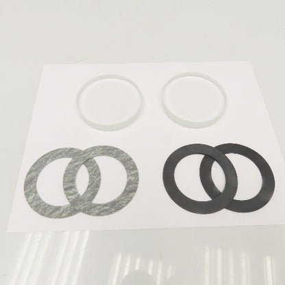 3" x 1/2" Thick Sight Glass Lens W/ Gaskets Lot Of 2