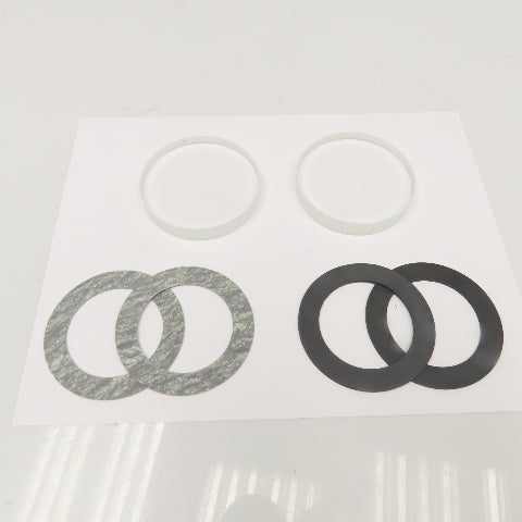 3" x 1/2" Thick Sight Glass Lens W/ Gaskets Lot Of 2