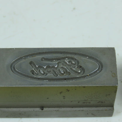 2" x 3/4" Metal Punch Stamp Die Press Block For Ford Lot Of 2