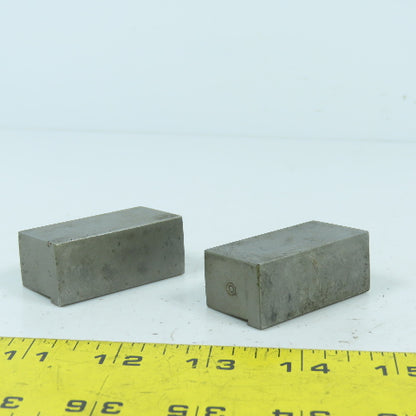 2" x 3/4" Metal Punch Stamp Die Press Block For Ford Lot Of 2