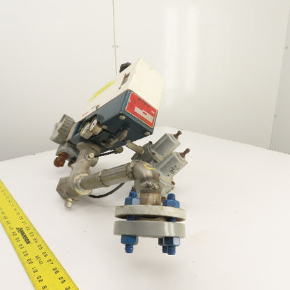 Masoneilan McGraw MicroPak 1" Stainless CV Control Valves 35PSI W/ Transducer