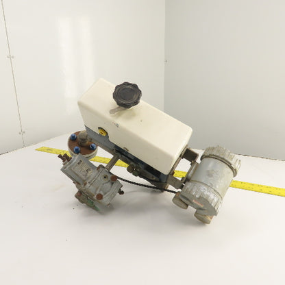 Masoneilan McGraw MicroPak 1" Stainless CV Control Valves 35PSI W/ Transducer
