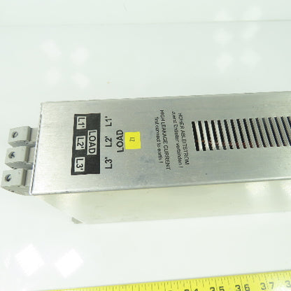 Schaffner FN 258-30-33 Power Line Filter 30a 3X480/275v 50/60hZ