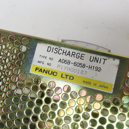 Fanuc A06B-6058-H192 Discharge Unit