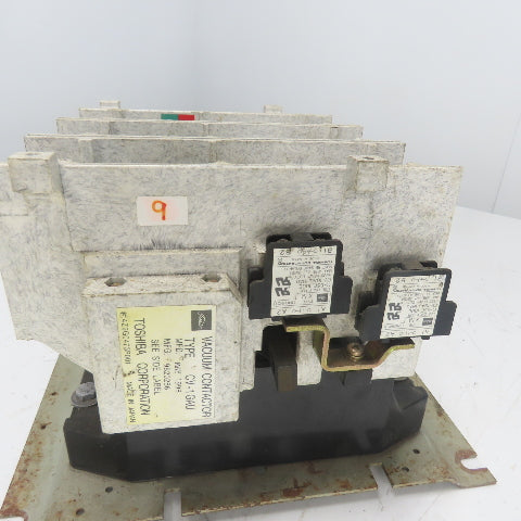 Toshiba CV-1GAU Vacuum Contactor 3PH 3-Pole 200-1500V Max 100-240VAC Control