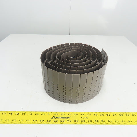 Rexnord Rex 7705 DTS 6-5/16" Wide Table Top Conveyor Chain 10' Long