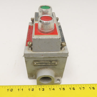 Allen Bradley 800H-NP31 Hazardous Location Start Stop Operator Controls 600V