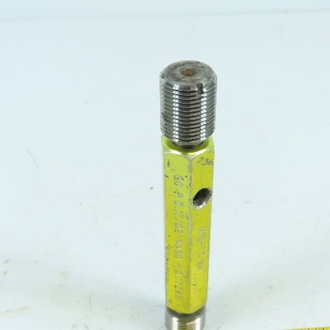 Atlas M18 x 1.5-6H Thread Plug Gage GO 17.102 NOGO 17.292